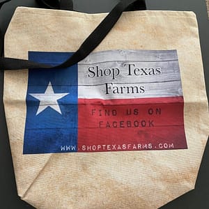 Tote Bag with Shop Texas Farms Logo