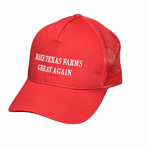 Make Texas Farms Great Again Hat - Adjustable