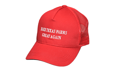 Make Texas Farms Great Again Hat – Adjustable