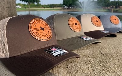 Quality Custom Logo Genuine Leather Patch Hats!