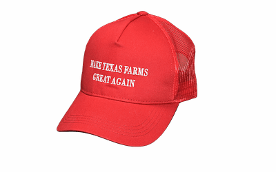Make Texas Farms Great Again Hat – Adjustable