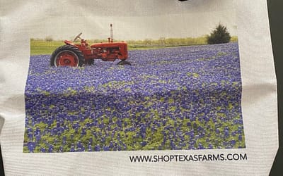 Tote Bag with Tractor